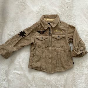 Hurley Baby Boy unisex Corduroy Jacket Toddler Coat Kid Outwear Shirt Shackett
